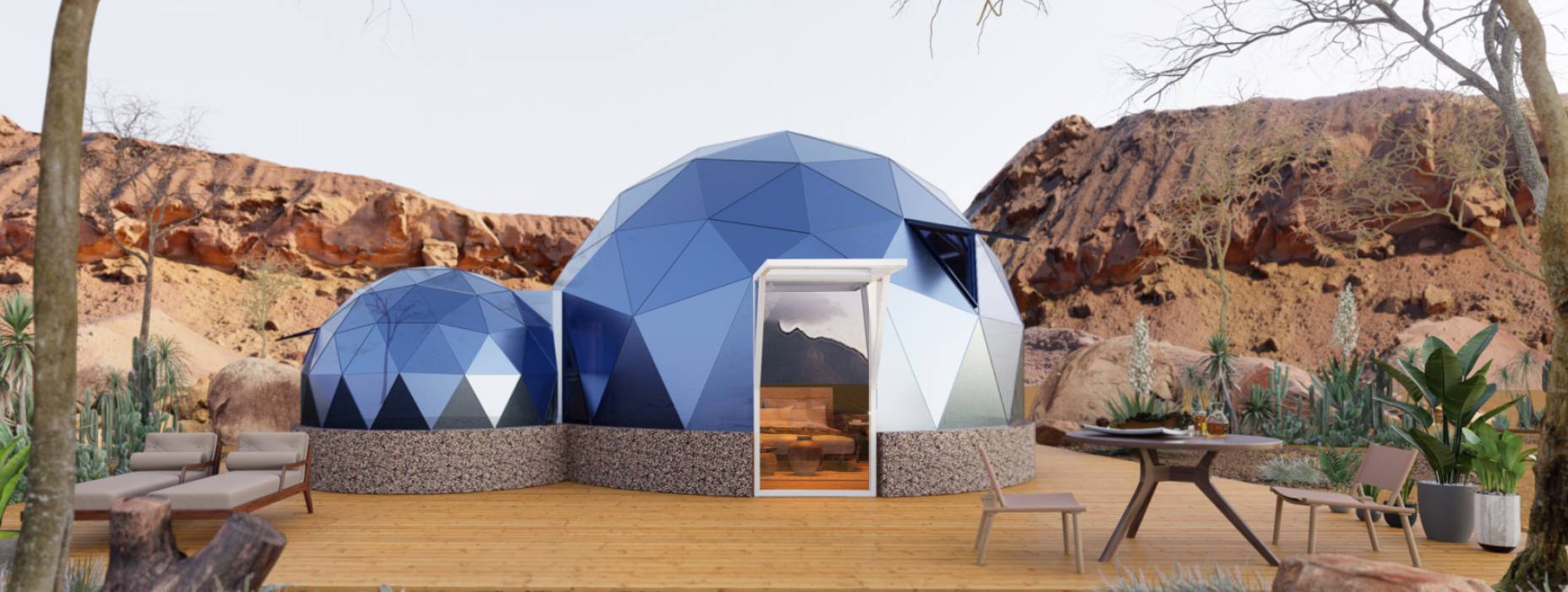 嘉鱼县球形智能光伏玻璃星空房